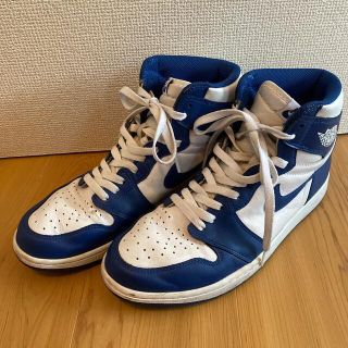 ナイキ(NIKE)のAJ1 retro high og storm blue (スニーカー)