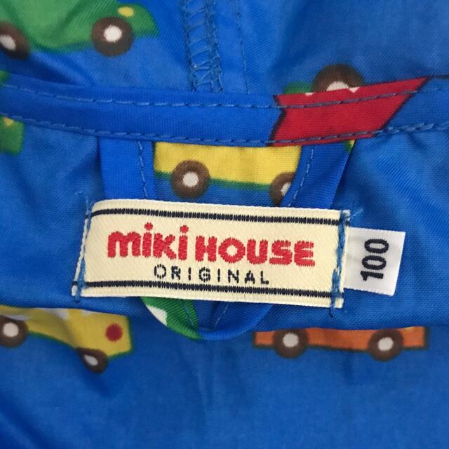 mikihouse(ミキハウス)のミキハウス　レインコート　100 キッズ/ベビー/マタニティのこども用ファッション小物(レインコート)の商品写真