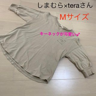 シマムラ(しまむら)の値下げ　Tシャツ③ teraさん　五分丈(Tシャツ(半袖/袖なし))