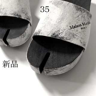 マルタンマルジェラ(Maison Martin Margiela)の新品/35 メゾン マルジェラ TABI 足袋 タビ サンダル ペイント ペンキ(サンダル)