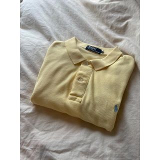 ポロラルフローレン(POLO RALPH LAUREN)のPOLO ラルフローレン　ポロシャツ　古着　イエロー LLサイズ(ポロシャツ)