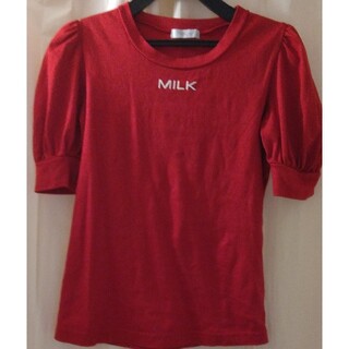 ミルク(MILK)のMILK 今季パフスリTシャツ(Tシャツ(半袖/袖なし))