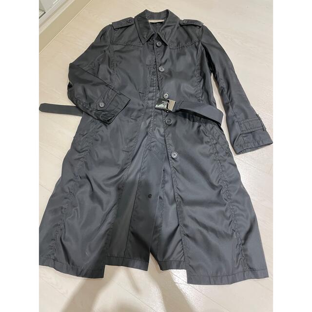 PRADA プラダ 36トレンチコート ブラック | tradexautomotive.com