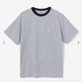 ダントン(DANTON)のDANTON ショートスリーブ T-SHIRT  ネイビー×ホワイト(Tシャツ/カットソー(半袖/袖なし))