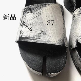 マルタンマルジェラ(Maison Martin Margiela)の新品/37 メゾン マルジェラ﻿ 足袋 タビ サンダル ペイント ペンキ(サンダル)