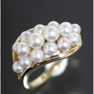 ミキモト(MIKIMOTO)のミキモト リング ベビー パール 12.5号 K14YG 4467A (リング(指輪))