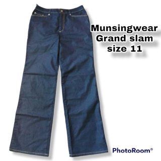 マンシングウェア(Munsingwear)の11号 ストレッチパンツ デニム風 マンシングウェア(ウエア)