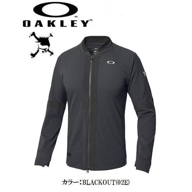 OAKLEY【M】オークリー 春夏 SKULL WIND JACKET（黒）