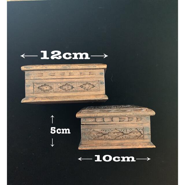 バリの木彫りのアクセサリーケース 小物入れ インテリア/住まい/日用品のインテリア小物(小物入れ)の商品写真