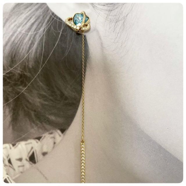 SWAROVSKI - swarovski スワロフスキー 2way ゴールド クリスタル