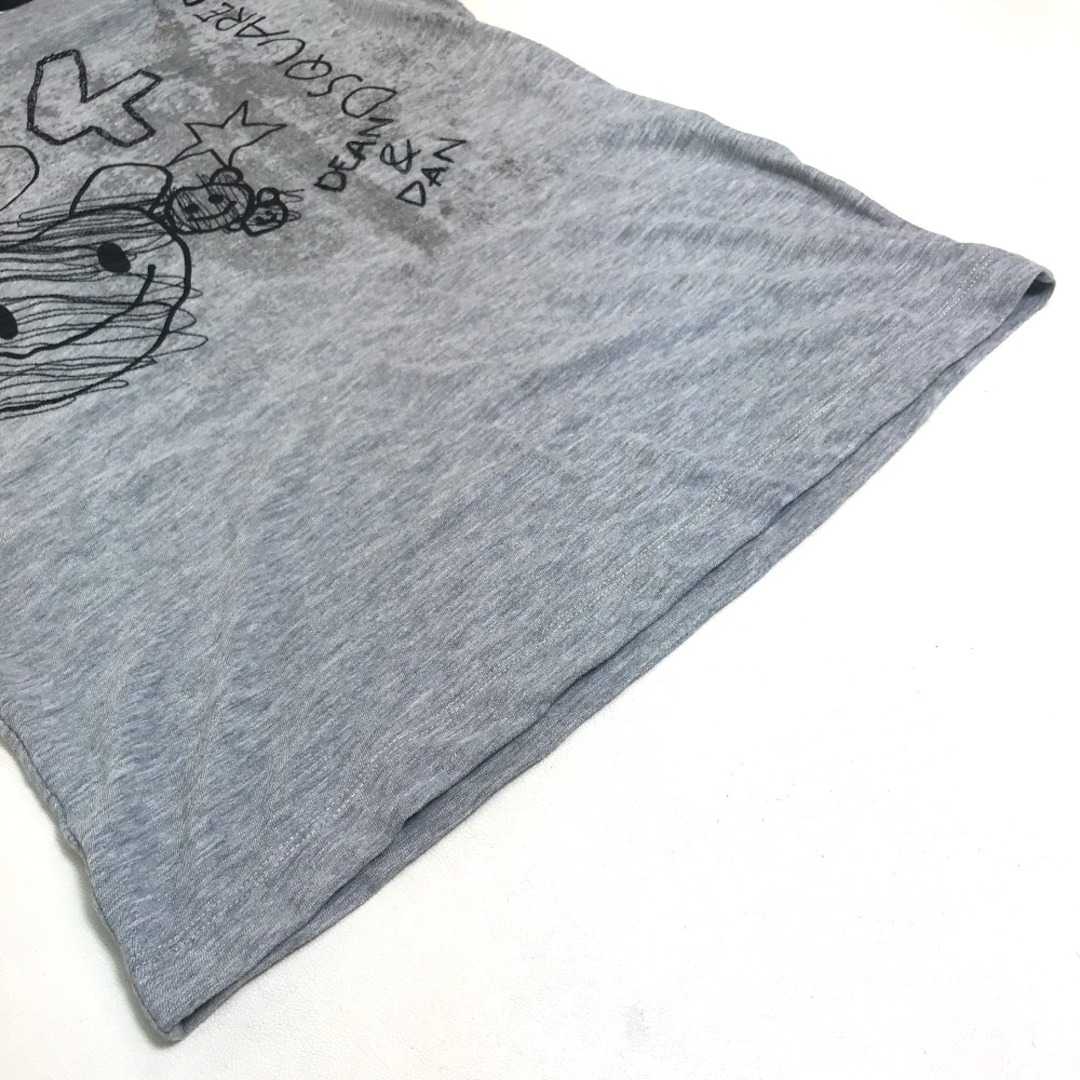 DSQUARED2(ディースクエアード)のディースクエアード DSQUARED2 DEAN&DAN 刺繍 64 アパレル 半袖Ｔシャツ コットン グレー レディースのトップス(Tシャツ(半袖/袖なし))の商品写真