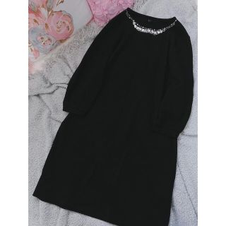 ザラ(ZARA)のエレガントワンピース♡ビジュ膝丈ワンピース ミニワンピース レディース ZARA(ひざ丈ワンピース)