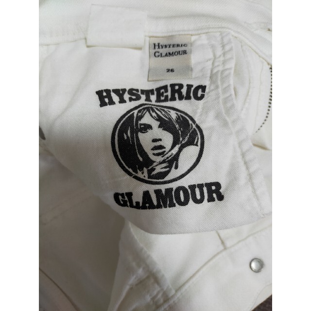 HYSTERIC GLAMOR ヒステリックグラマー白スキニー デニム - デニム