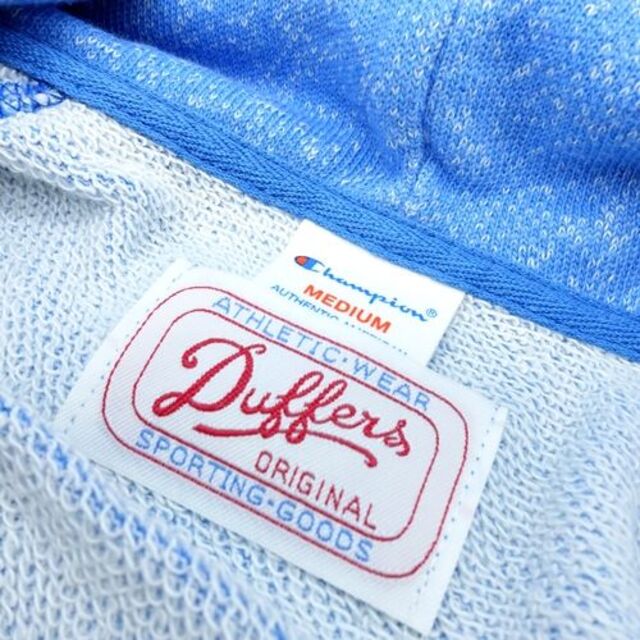 ターコイズCHAMPION DUFFER FULLZIP HOODED