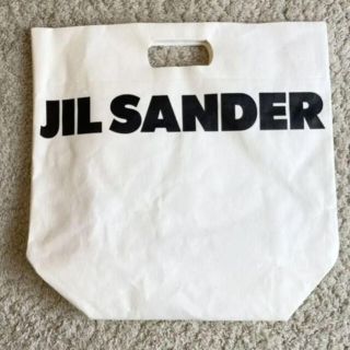 ジルサンダー(Jil Sander)のジルサンダー ショッパー ショルダーバッグ エコバッグ ホワイト 白(ショルダーバッグ)