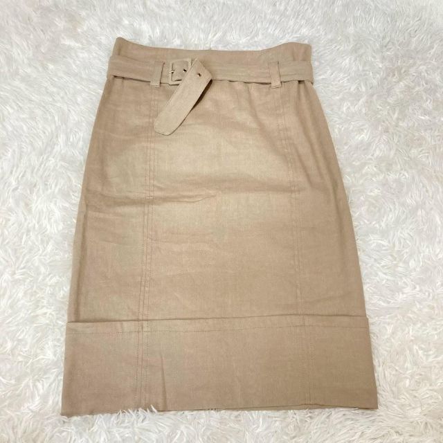 S Max Mara エスマックスマーラ セットアップ 42 リネン ベージュ