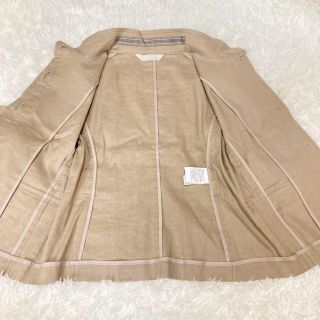 S Max Mara エスマックスマーラ セットアップ 42 リネン ベージュ