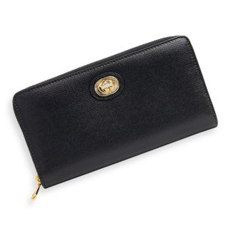 グッチ(Gucci)のグッチ レザー インターロッキングG ジップウォレット 長財布（新品・未使用品）(財布)