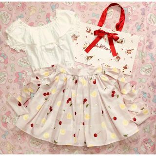 アンクルージュ(Ank Rouge)の★美品★ Ank Rouge ブラウス  Lacy Lemonスカート 2点 ★(シャツ/ブラウス(半袖/袖なし))