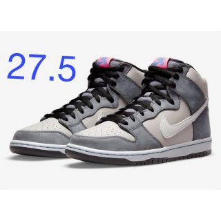 ナイキ(NIKE)の【Nike SB】Dunk High Pro “Medium Grey”(スニーカー)