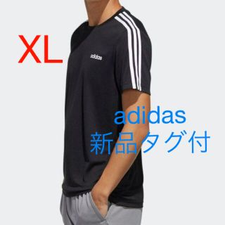 アディダス(adidas)の新品◆(O)(XL)アディダス 黒/ブラック シンプル/軽量 Tシャツ(Tシャツ/カットソー(半袖/袖なし))