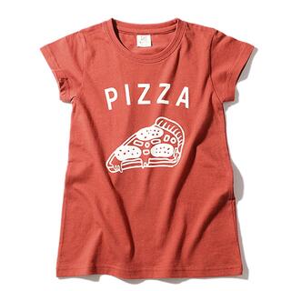 デビロック(DEVILOCK)のデビロック　ピザTシャツチュニック　pizza (Tシャツ/カットソー)
