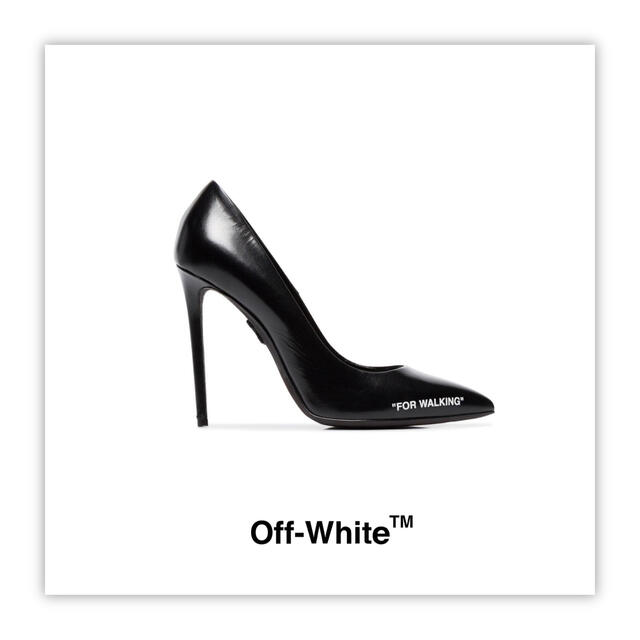 OFF-WHITE - OFF-WHITE オフホワイト “For Walking” 110 パンプス