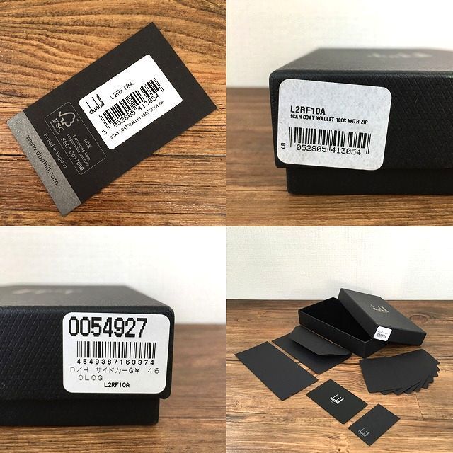 Dunhill(ダンヒル)の未使用品 dunhill 長財布 ブラック レザー 箱付き 296 メンズのファッション小物(長財布)の商品写真