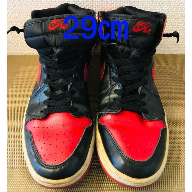 NIKE★ AIR JORDAN 1 BRED 2001