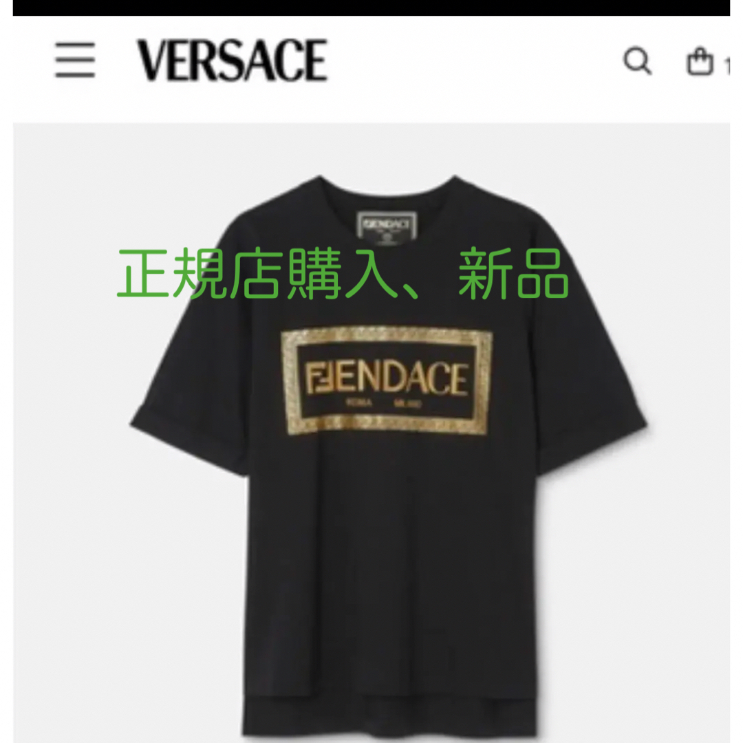 FENDI/VERSACE/Fendace/フェンダーチェTシャツ