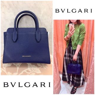 ブルガリ(BVLGARI)のBVLGARI ブルガリ レディース 2Wayバッグ ブルー(ショルダーバッグ)