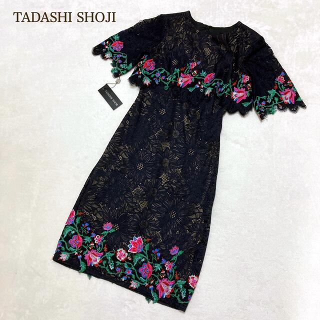 TADASHI SHOJI(タダシショウジ)の専用　未使用タグ付き TADASHI SHOJI ドレス 刺繍 レース レディースのワンピース(ひざ丈ワンピース)の商品写真