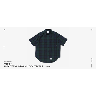 オンライン W)taps - wtaps wcpo ss cotton broadcloth textileの通販 ...