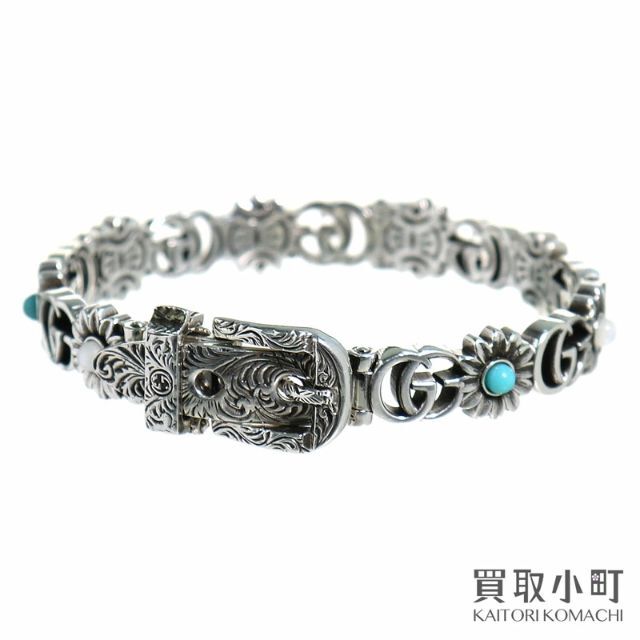 Gucci - グッチ【GUCCI】ダブルG フラワーブレスレットの通販 by 買取