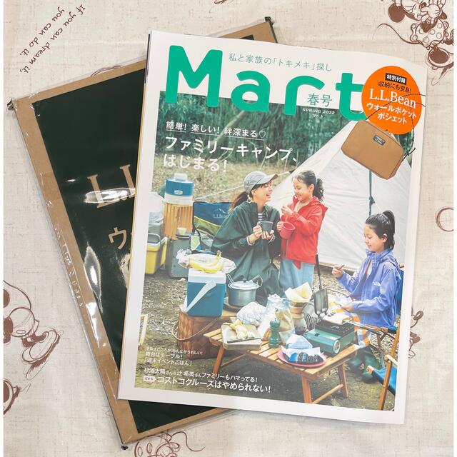 L.L.Bean(エルエルビーン)の【新品】Mart 春号 雑誌&特別付録L.L Beanウォールポケットポシェット エンタメ/ホビーの雑誌(ファッション)の商品写真
