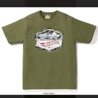 アベイシングエイプ(A BATHING APE)のAbathingape Tシャーシ　【 BAPE X HOT WHEELS 】(Tシャツ/カットソー(半袖/袖なし))