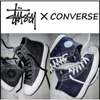 コンバース(CONVERSE)のCONVERSE×STUSSY ALL STAR 100 HI (スニーカー)