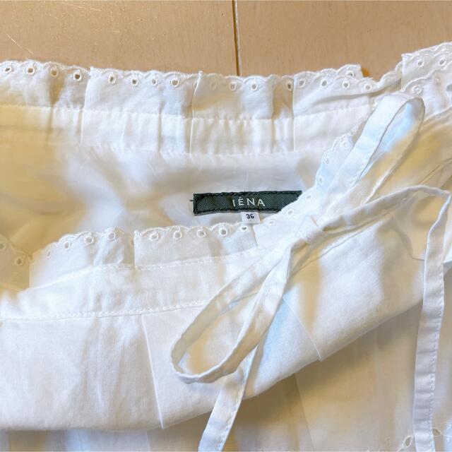 IENA(イエナ)のイエナ　パンチングレースフレアスカート レディースのスカート(ひざ丈スカート)の商品写真