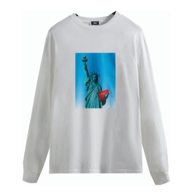 KITH Lady Liberty in Love LS Tee WhiteTシャツ/カットソー(七分/長袖)