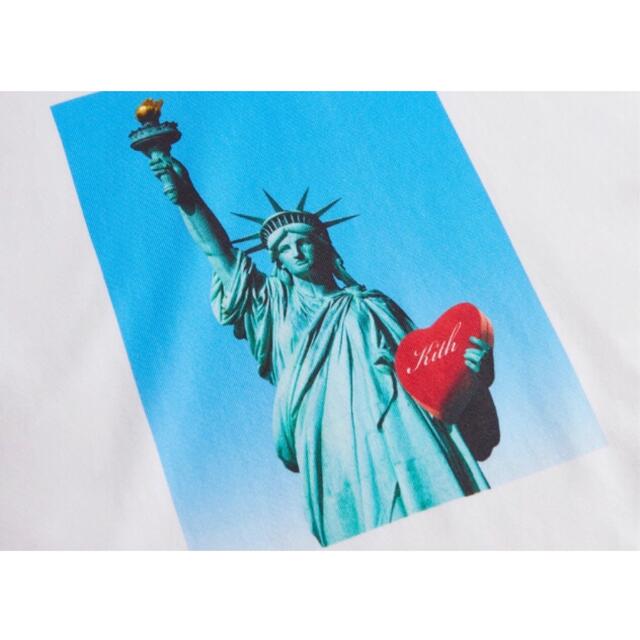 KITH Lady Liberty in Love LS Tee White