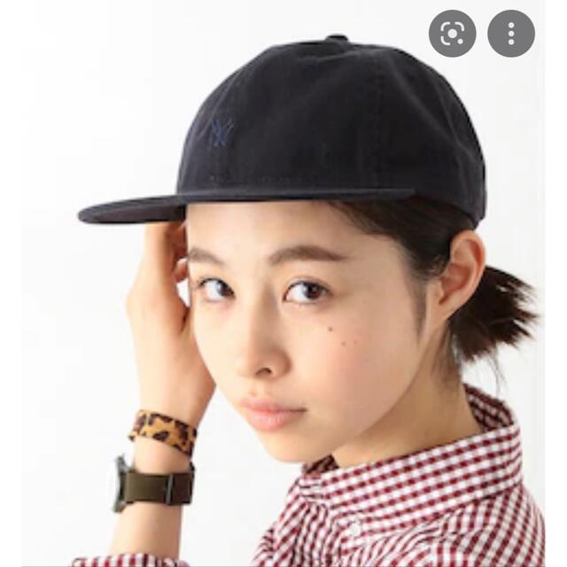 BEAMS BOY(ビームスボーイ)のNEW ERA×BEAMS BOY / 別注 チビロゴ フラットバイザー レディースの帽子(キャップ)の商品写真