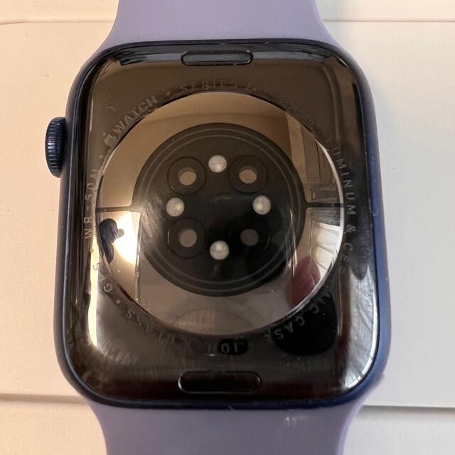 Apple Watch(アップルウォッチ)のApple Watch 6 44mm blue gps メンズの時計(腕時計(デジタル))の商品写真