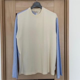 マルニ(Marni)の【21SS】MARNI ブルーストライプカットソー(Tシャツ/カットソー(半袖/袖なし))