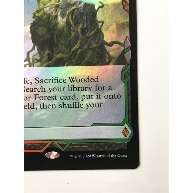 MTG ZNEエクスペディション・BOXトッパー foil「樹木茂る山麓