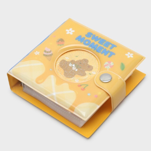 韓国雑貨　トレカコレクトブックバインダー　オレンジハニー　ポケット エンタメ/ホビーのタレントグッズ(アイドルグッズ)の商品写真