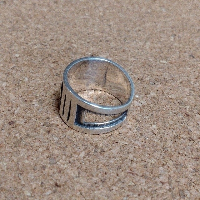 ホピ族/Clifton Mowa クリフトンモワ シルバーリング 11号 メンズのアクセサリー(リング(指輪))の商品写真