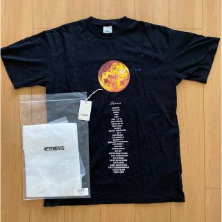 オフホワイト(OFF-WHITE)のVETEMENTS Venus Planet Number Tシャツ(Tシャツ/カットソー(半袖/袖なし))