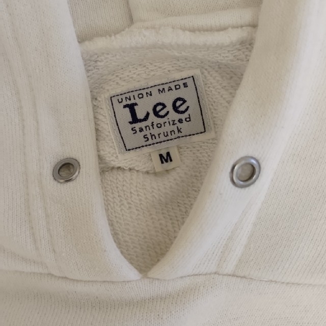 Lee(リー)のLEE パーカーワンピース　白 レディースのワンピース(ひざ丈ワンピース)の商品写真