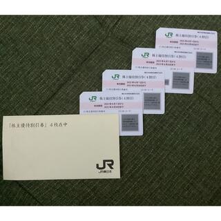 ジェイアール(JR)のJR東日本株主優待券×4枚(その他)