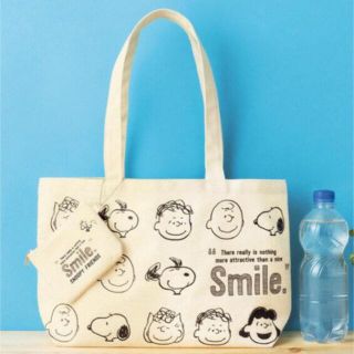 スヌーピー(SNOOPY)のインレッド付録　スヌーピー　トートバッグ＆ポーチ(トートバッグ)